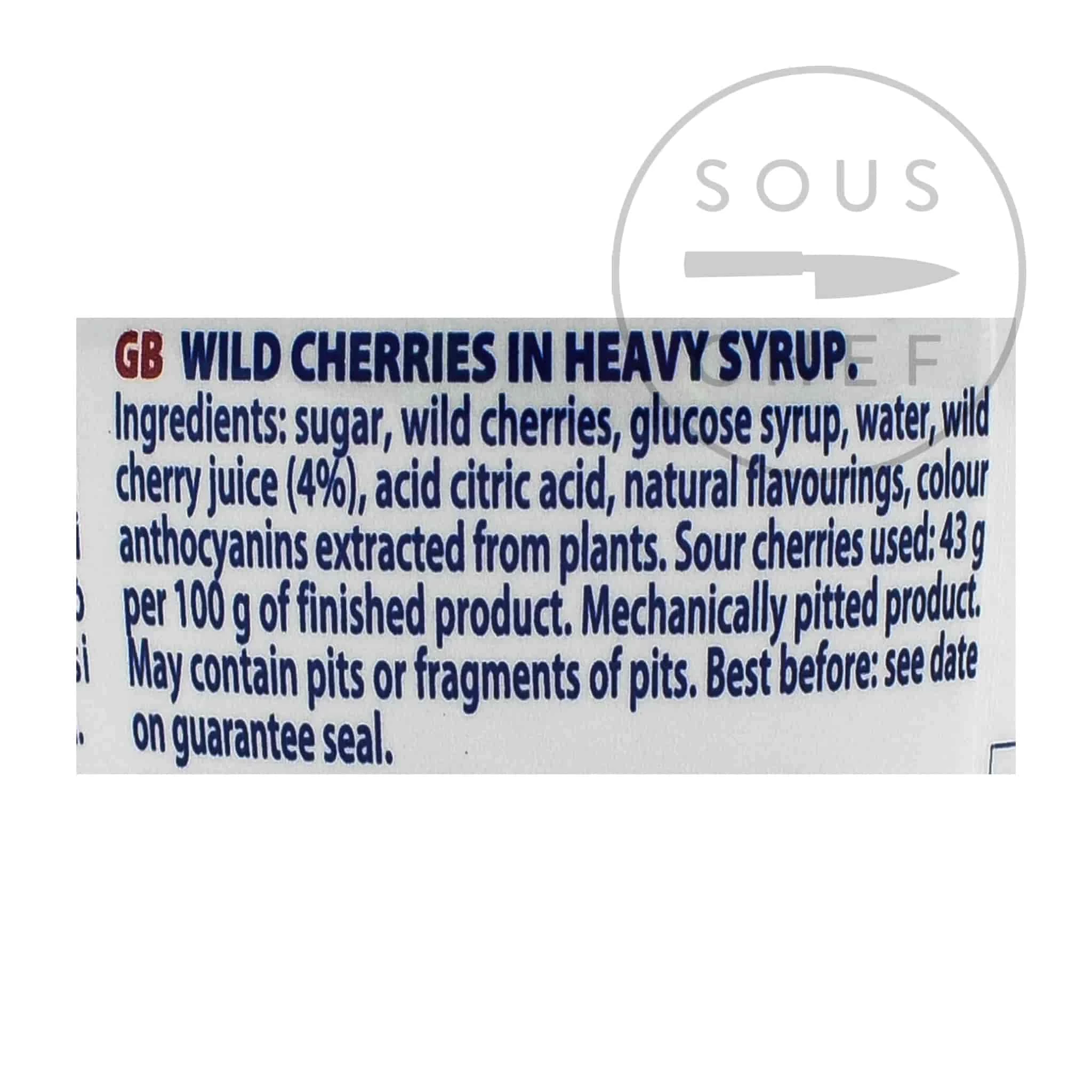 Ingredients Fabbri Amarena Cherries In Syrup 230g 4 Ingredients Fabbri Amarena Cherries In Syrup 230g