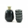 Kiji Stoneware & Ceramics Blue Glaze Sake Set Tableware 1 Kiji Stoneware & Ceramics Blue Glaze Sake Set Tableware