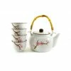 Kiji Stoneware & Ceramics Pink Sakura Tea Set 800ml 2 Kiji Stoneware & Ceramics Pink Sakura Tea Set 800ml