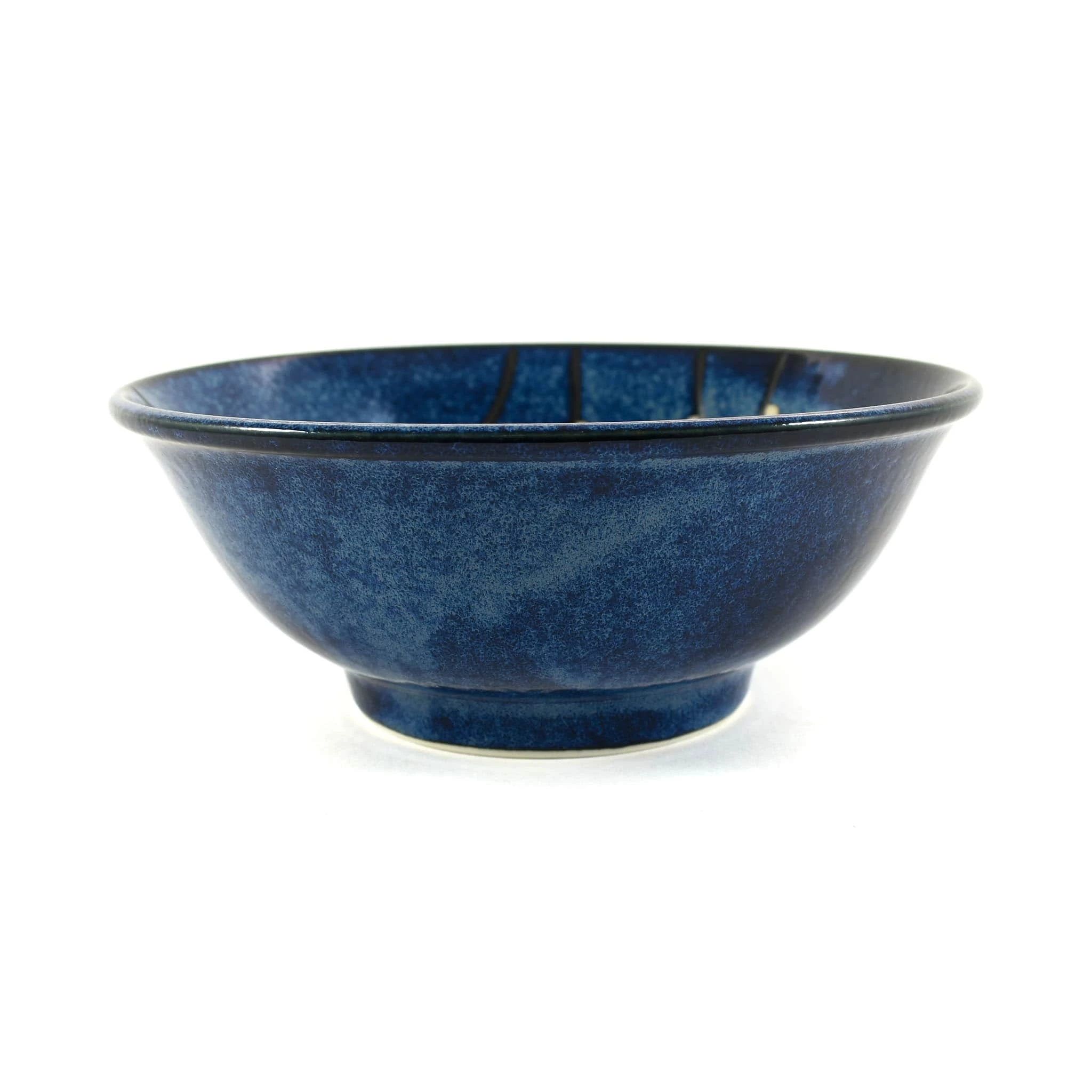 Kiji Stoneware & Ceramics Blue Sakura Ramen Bowl 5 Kiji Stoneware & Ceramics Blue Sakura Ramen Bowl