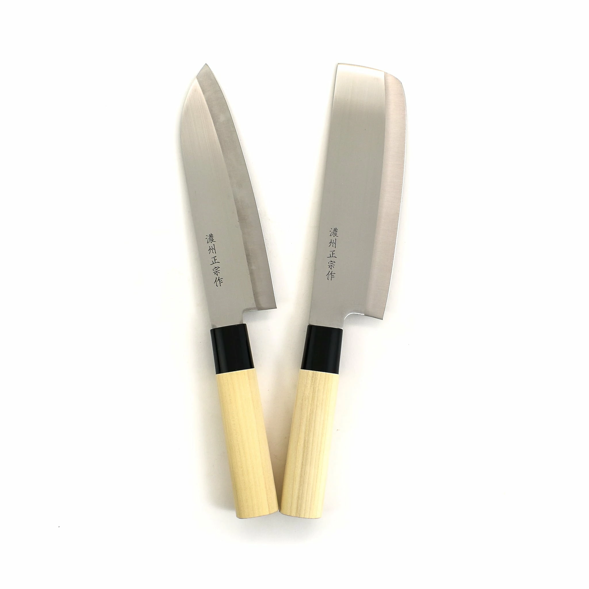 Kiji Stoneware & Ceramics Cookware Japanese Knife Duo - Santoku & Nakiri 4 Kiji Stoneware & Ceramics Cookware Japanese Knife Duo - Santoku & Nakiri