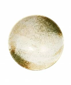 Kiji Stoneware & Ceramics Yukishino Shallow Bowl 24.5cm