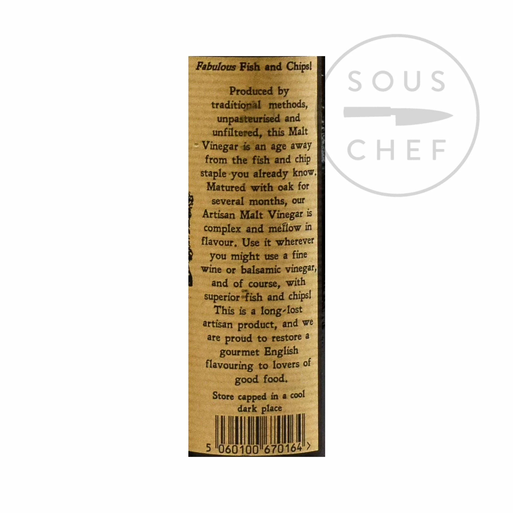 Artisan Malt Vinegar Company Artisan Malt Vinegar 250ml Ingredients 5 Artisan Malt Vinegar Company Artisan Malt Vinegar 250ml Ingredients