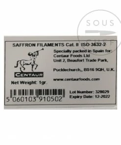 Venus Spanish Saffron 1g Ingredients