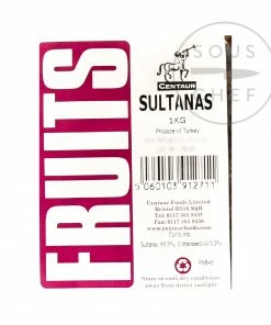 Centaur Ingredients Sultanas 1kg 7 Centaur Ingredients Sultanas 1kg