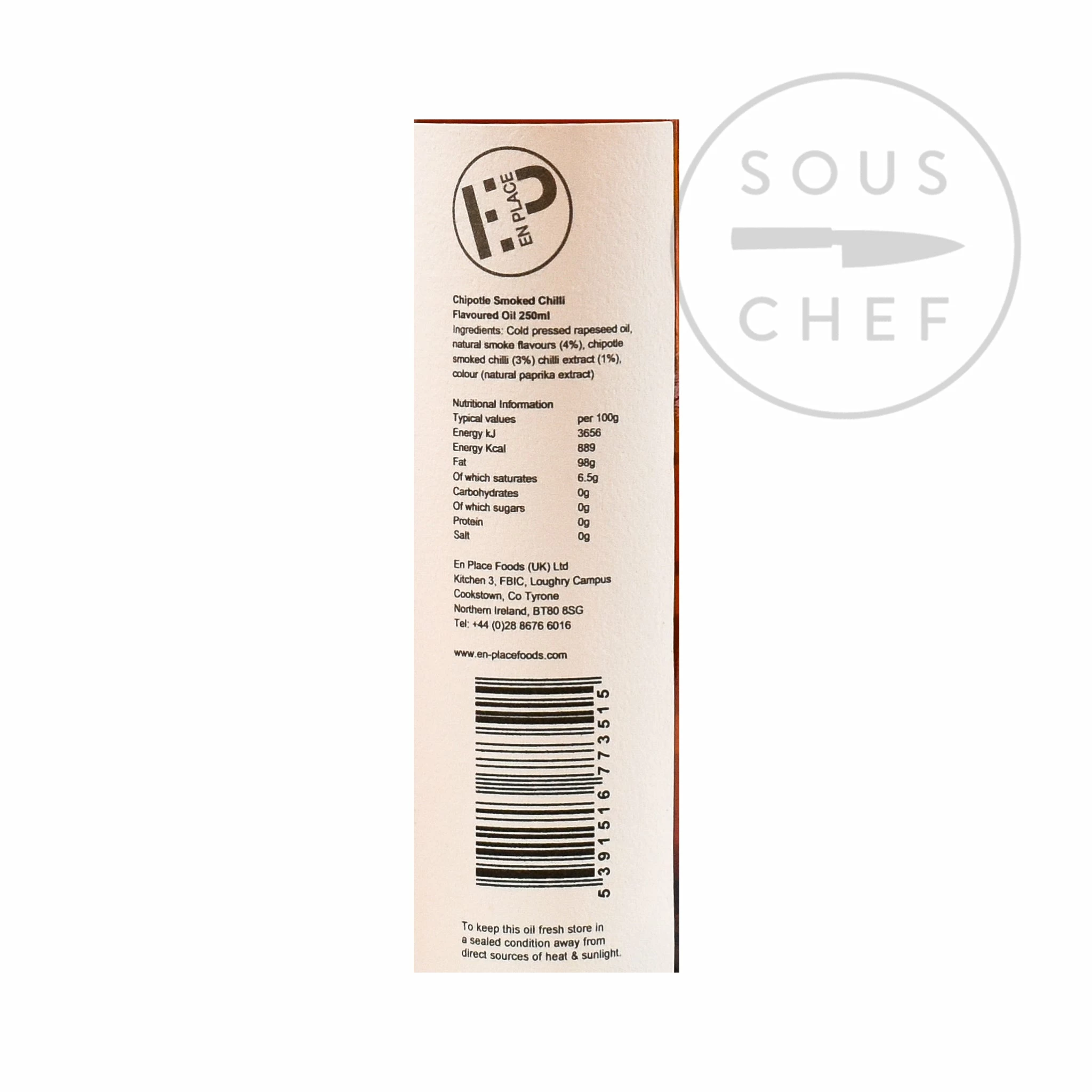 En Place Chipotle Oil 250ml 4 En Place Chipotle Oil 250ml
