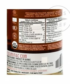 Escuminac Great Harvest Medium Maple Syrup 200ml 7 Escuminac Great Harvest Medium Maple Syrup 200ml