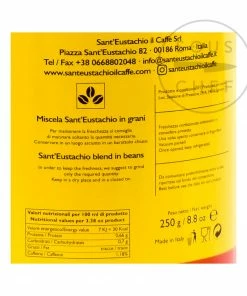 Sant 'Eustachio Il Caffe Ingredients Sant'Eustachio Coffee Beans 250g 11 Sant 'Eustachio Il Caffe Ingredients Sant'Eustachio Coffee Beans 250g