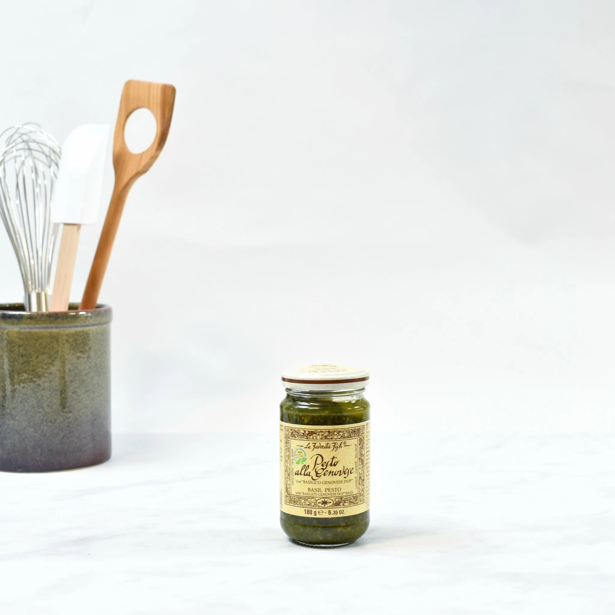 La Favorita Pesto With Genovese Basil DOP Ingredients 5 La Favorita Pesto With Genovese Basil DOP Ingredients