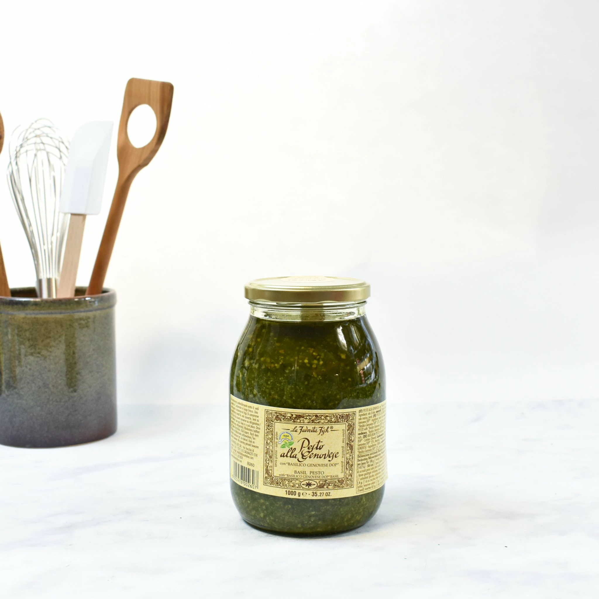 La Favorita Pesto With Genovese Basil DOP Ingredients 8 La Favorita Pesto With Genovese Basil DOP Ingredients