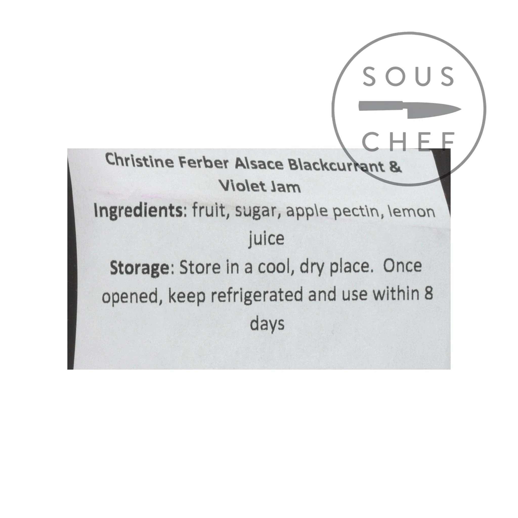 Christine Ferber Alsace Blackcurrant & Violet Jam 220g 4 Christine Ferber Alsace Blackcurrant & Violet Jam 220g