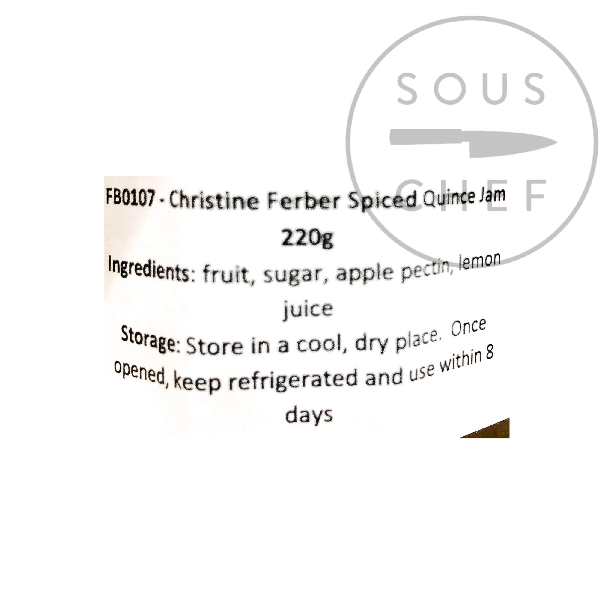 Christine Ferber Spiced Quince Jam 220g 4 Christine Ferber Spiced Quince Jam 220g