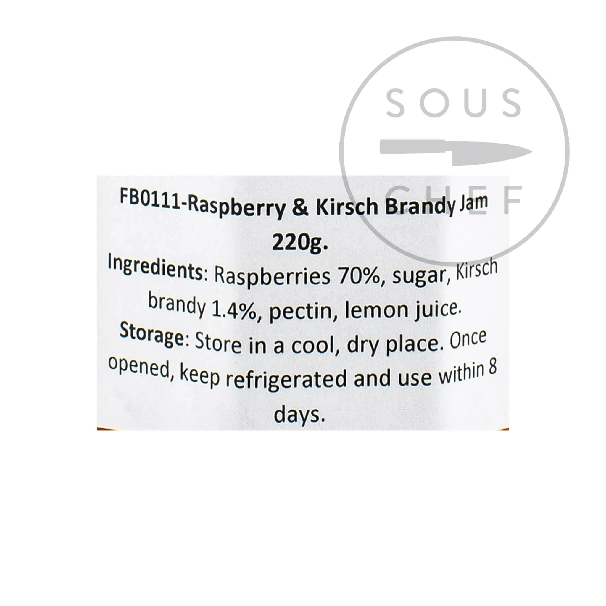 Ingredients Christine Ferber Raspberry From Alsace And Kirsch Brandy Jam 220g 4 Ingredients Christine Ferber Raspberry From Alsace And Kirsch Brandy Jam 220g