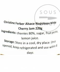 Christine Ferber Alsace Napoleon White Cherry Jam 220g