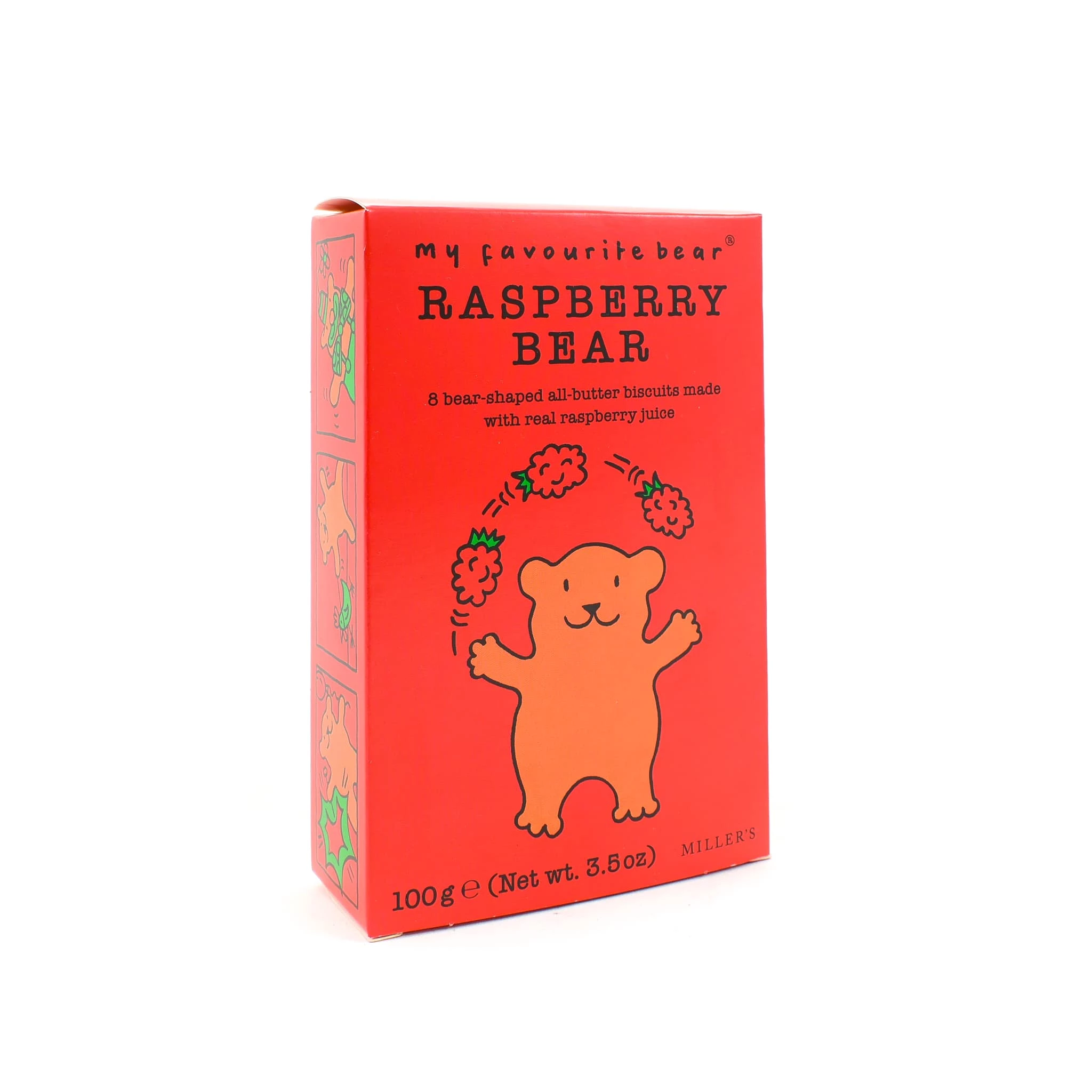 Artisan Biscuits My Favourite Bear Raspberry Biscuits 100g Ingredients 3 Artisan Biscuits My Favourite Bear Raspberry Biscuits 100g Ingredients