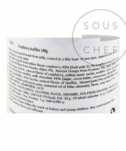 Ingredients Francois Doucet Milk Choc & Raspberry Almond Truffles 140g 7 Ingredients Francois Doucet Milk Choc & Raspberry Almond Truffles 140g