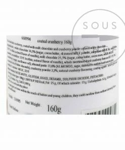 Francois Doucet Cranberry & Double Chocolate Marzipan Spheres 160g 9 Francois Doucet Cranberry & Double Chocolate Marzipan Spheres 160g