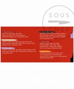 Ingredients Flying Goose: 12 Days Of Sriracha 17 Ingredients Flying Goose: 12 Days Of Sriracha