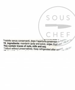 Ingredients Fiasconaro Mandarin Jam 360g