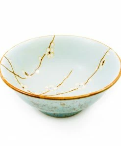 Kiji Stoneware & Ceramics Sakura Blossom Ramen Bowl Tableware