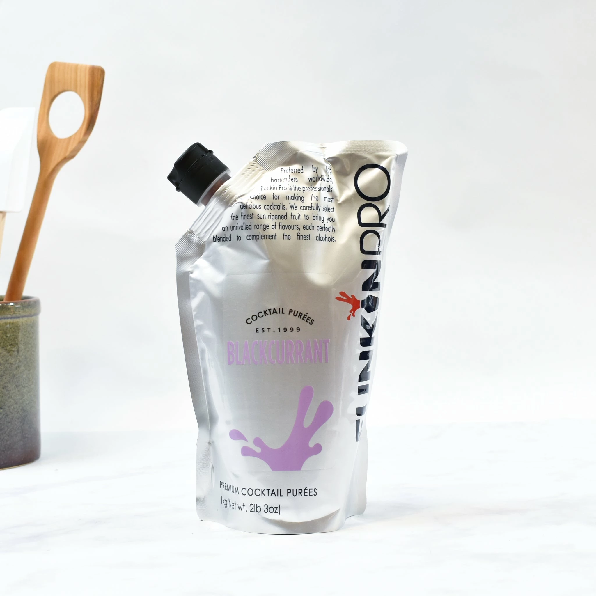 Funkin Blackcurrant Puree 1kg Ingredients 5 Funkin Blackcurrant Puree 1kg Ingredients