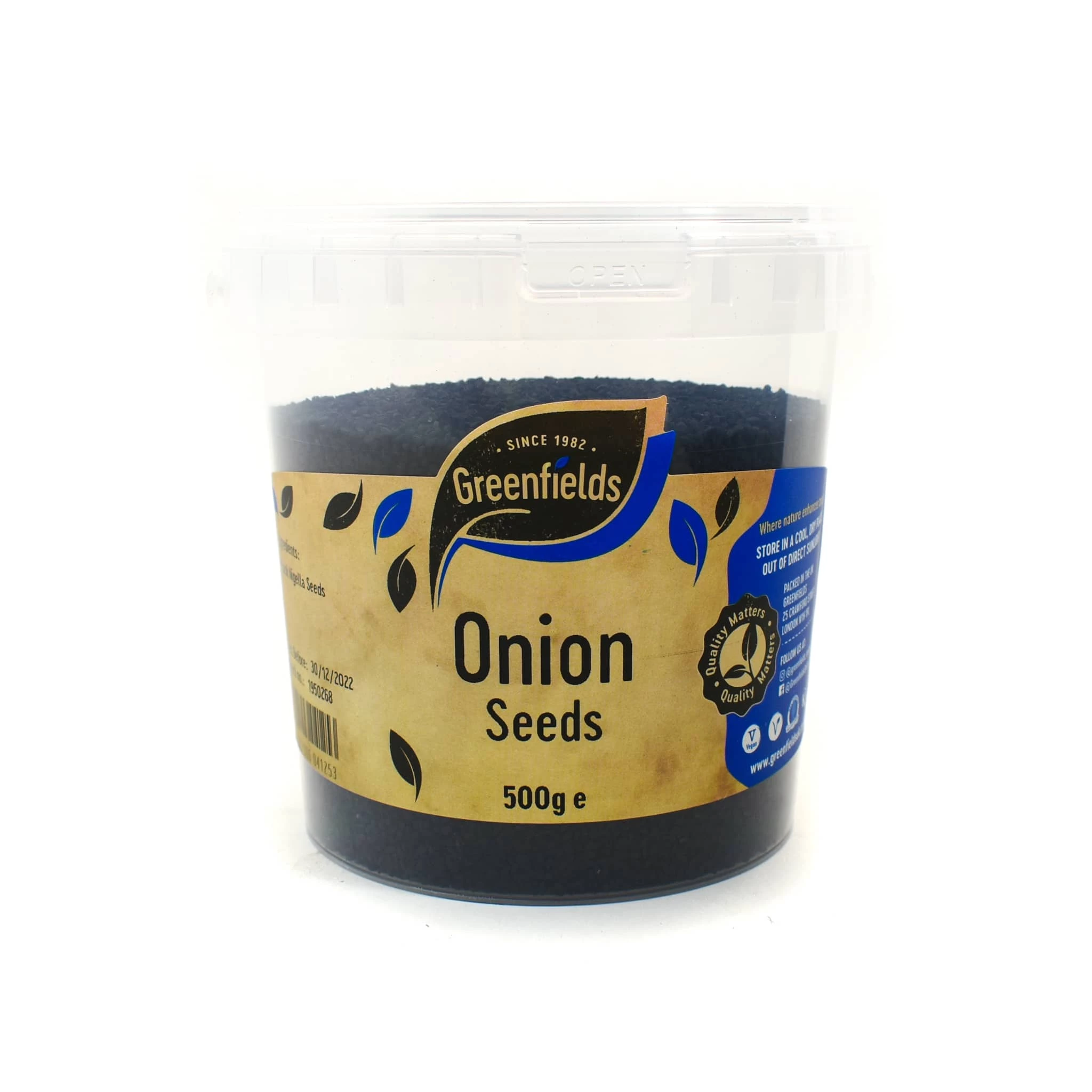 Greenfields Herbs & Spices Black Onion Seeds Catering Size 3 Greenfields Herbs & Spices Black Onion Seeds Catering Size