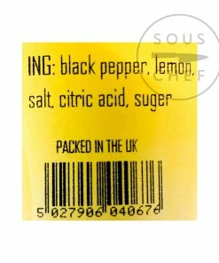 Ingredients Greenfields Lemon Pepper