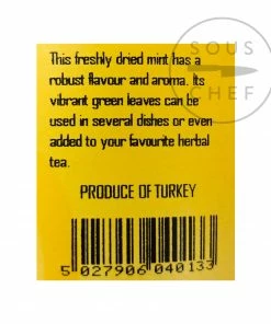 Greenfields Dried Mint Ingredients 9 Greenfields Dried Mint Ingredients