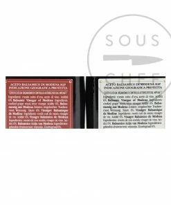 Ingredients Giuseppe Giusti Duetto Balsamic Vinegar Wooden Gift Box