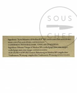 Giuseppe Giusti Single Wood Aged Balsamic Vinegar Collection Ingredients