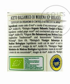 Giuseppe Giusti Organic Balsamic Vinegar 6 Year Aged 250ml