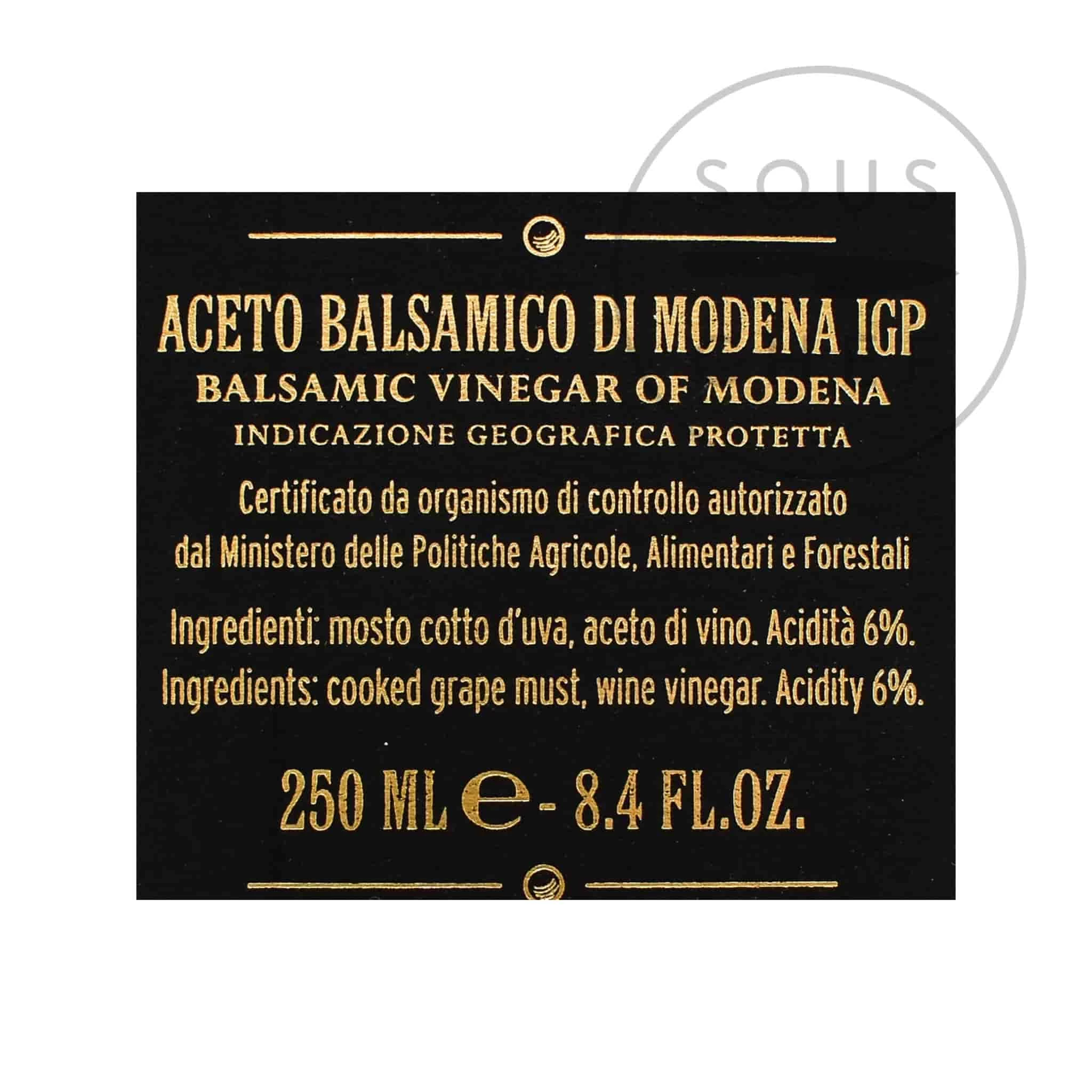 Giuseppe Giusti 'Banda Rossa' Balsamic Vinegar 20 Year Aged 250ml 4 Giuseppe Giusti 'Banda Rossa' Balsamic Vinegar 20 Year Aged 250ml