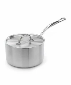 Samuel Groves Stainless Steel Saucepan With Copper Core & Lid Cookware 8 Samuel Groves Stainless Steel Saucepan With Copper Core & Lid Cookware