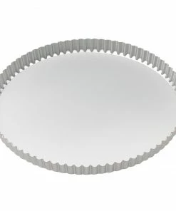 Samuel Groves Cookware Mermaid Silver Anodised Fluted Flan