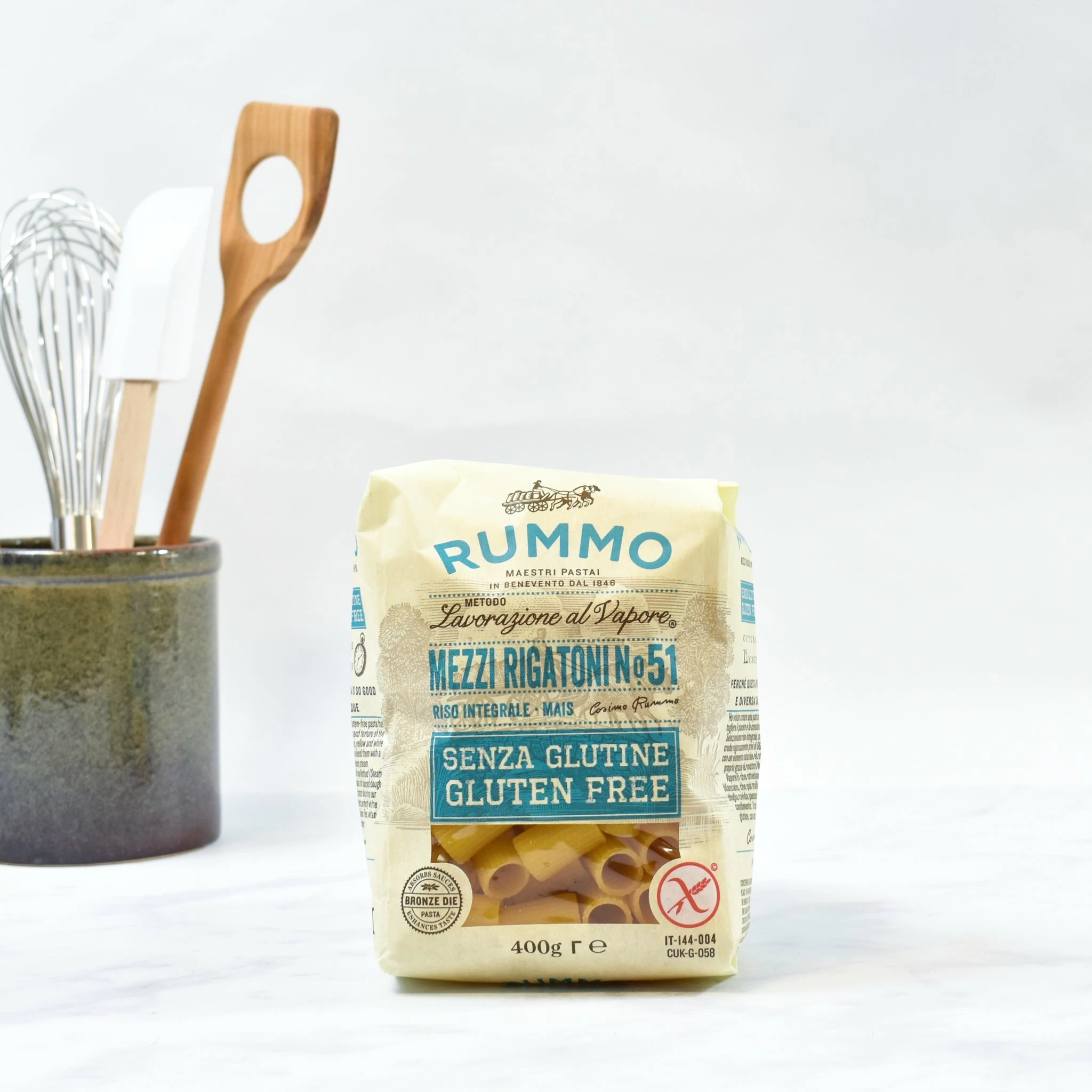 Ingredients Rummo Gluten Free Mezzi Rigatoni 400g 5 Ingredients Rummo Gluten Free Mezzi Rigatoni 400g