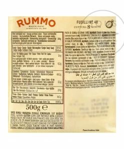 Ingredients Rummo Fusilli 500g