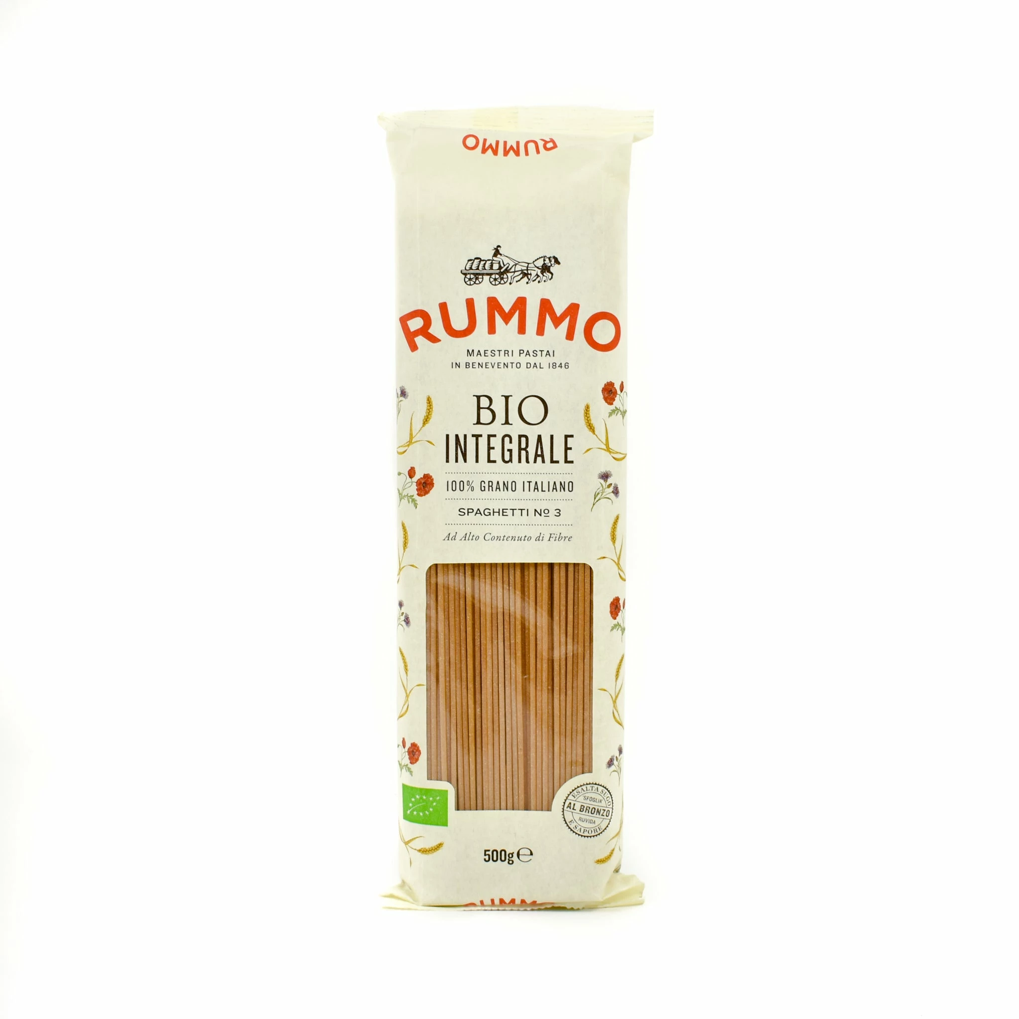 Rummo Wholemeal Organic Spaghetti 500g Ingredients 3 Rummo Wholemeal Organic Spaghetti 500g Ingredients