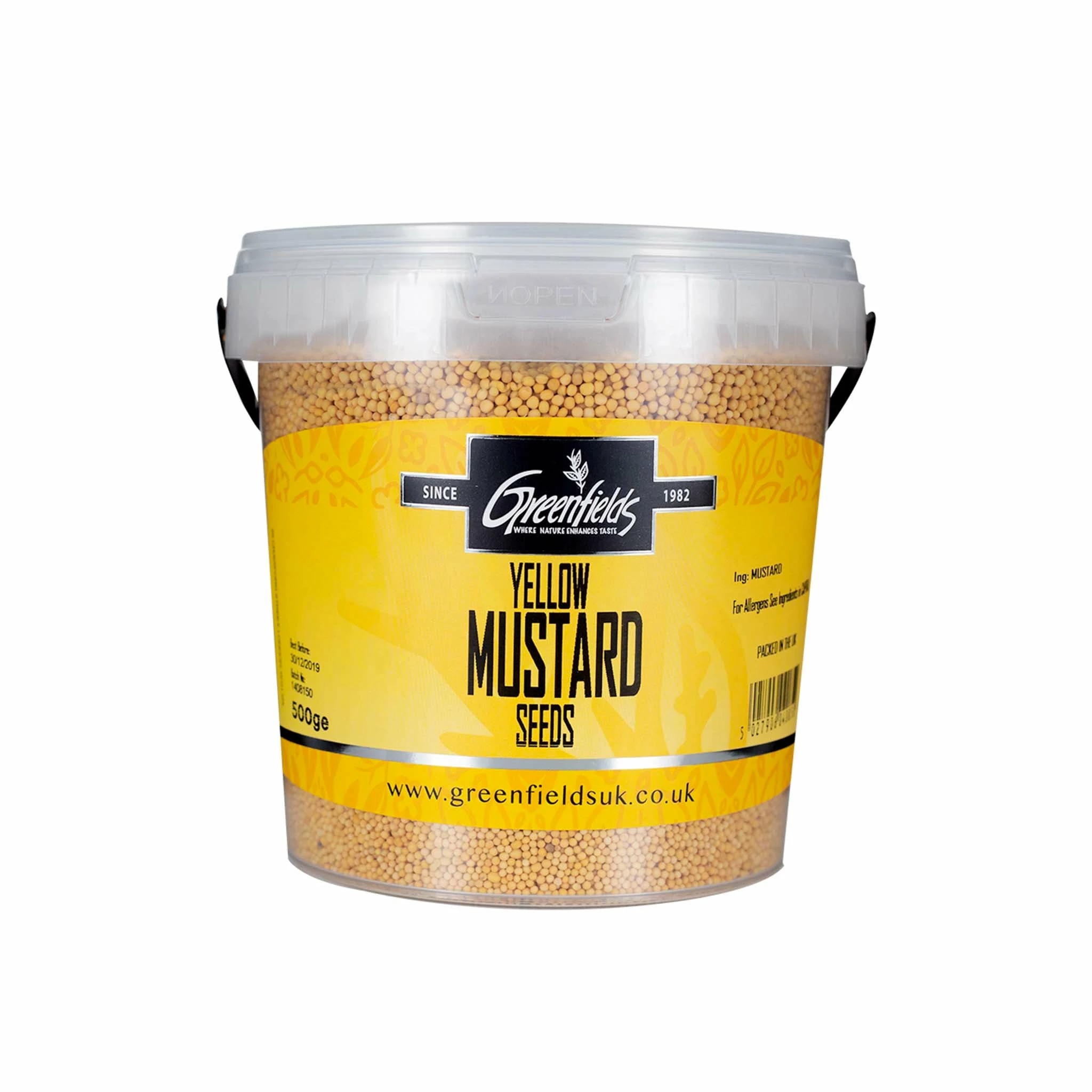 Ingredients Greenfields Yellow Mustard Seeds 4 Ingredients Greenfields Yellow Mustard Seeds