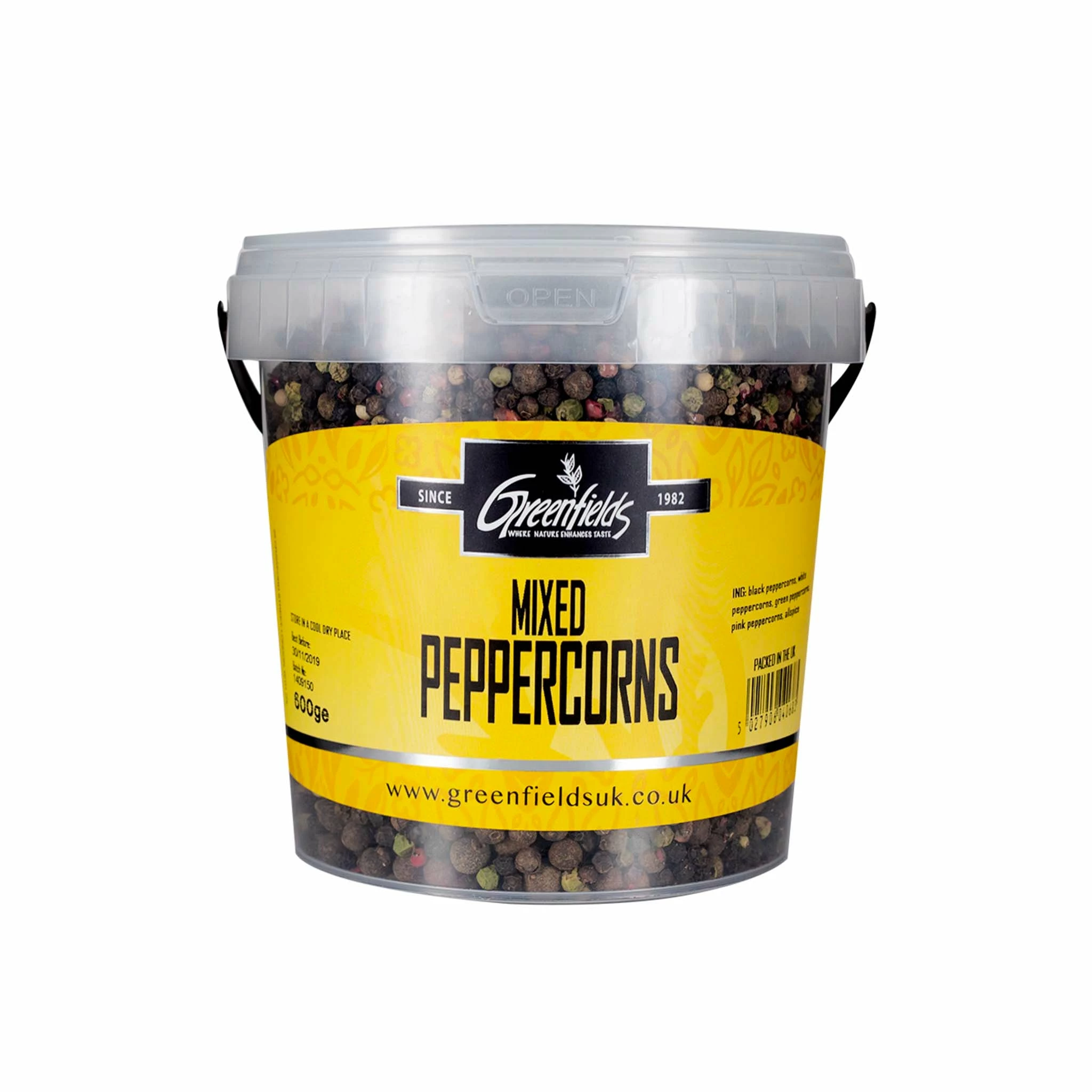 Ingredients Greenfields Five Mixed Peppercorns 4 Ingredients Greenfields Five Mixed Peppercorns