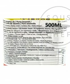 Ottogi Ingredients Pure Korean Sesame Oil 500ml