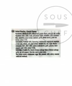 Nongshim Kimchi Ramyun 5x120g Ingredients 7 Nongshim Kimchi Ramyun 5x120g Ingredients