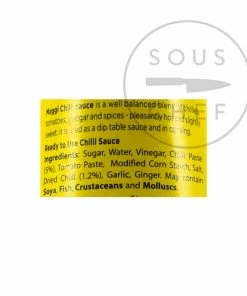 MAGGI Chilli Sauce 305g Ingredients