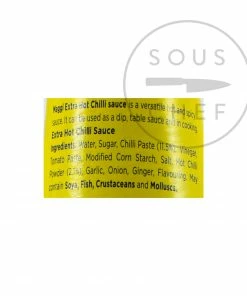 MAGGI Extra Hot Chilli Sauce 320g Ingredients 6 MAGGI Extra Hot Chilli Sauce 320g Ingredients