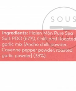 Ingredients Halen Môn Sea Salt With Chilli & Garlic 100g
