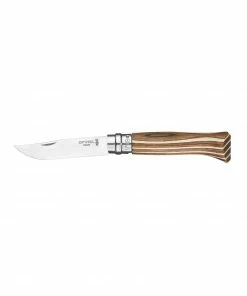 Opinel Brown Birch Sandvik Folding Knife Cookware