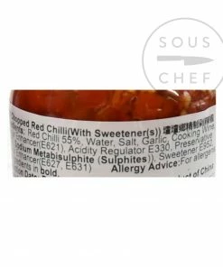 Tantan Xiang - Chopped Salted Red Chilli 210g Ingredients 8 Tantan Xiang - Chopped Salted Red Chilli 210g Ingredients