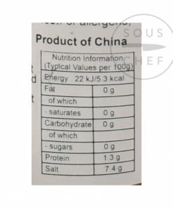 Tantan Xiang - Chopped Salted Red Chilli 210g Ingredients 9 Tantan Xiang - Chopped Salted Red Chilli 210g Ingredients