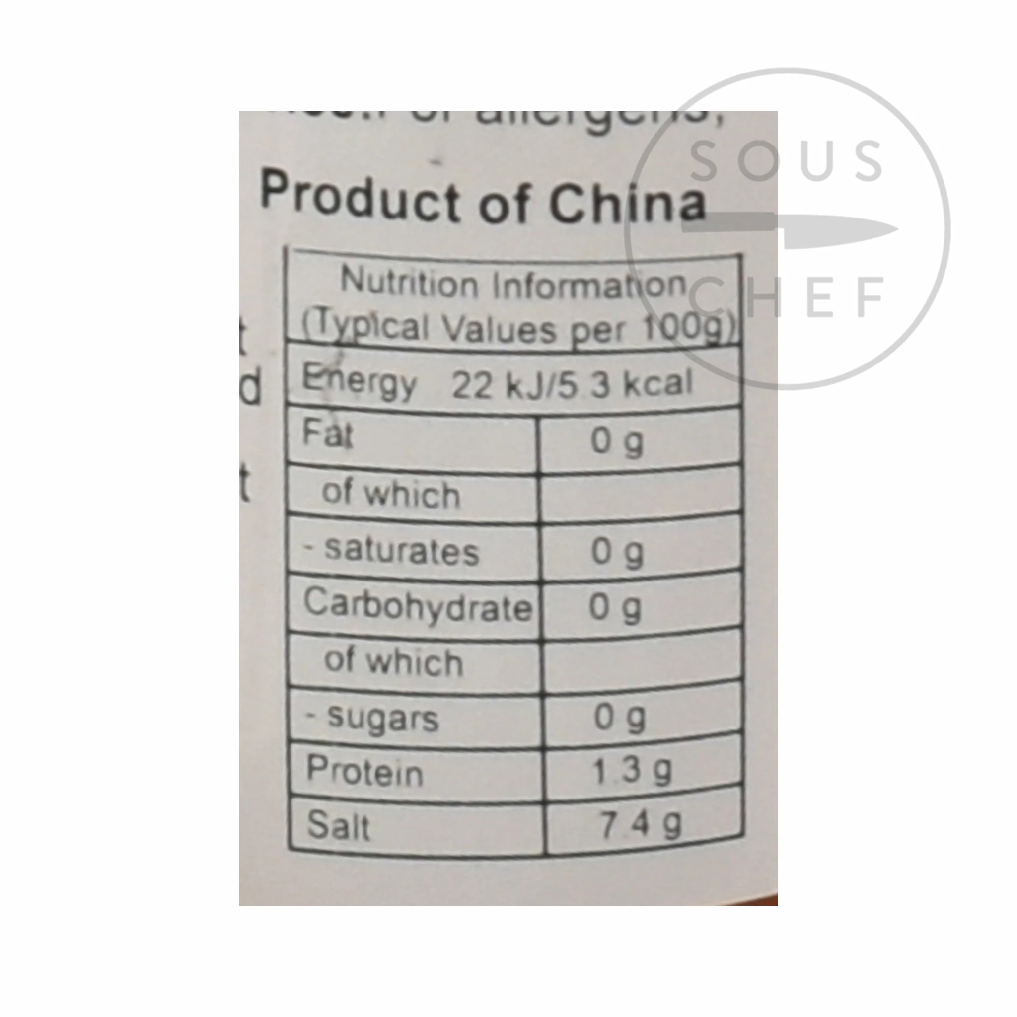 Tantan Xiang - Chopped Salted Red Chilli 210g Ingredients 6 Tantan Xiang - Chopped Salted Red Chilli 210g Ingredients