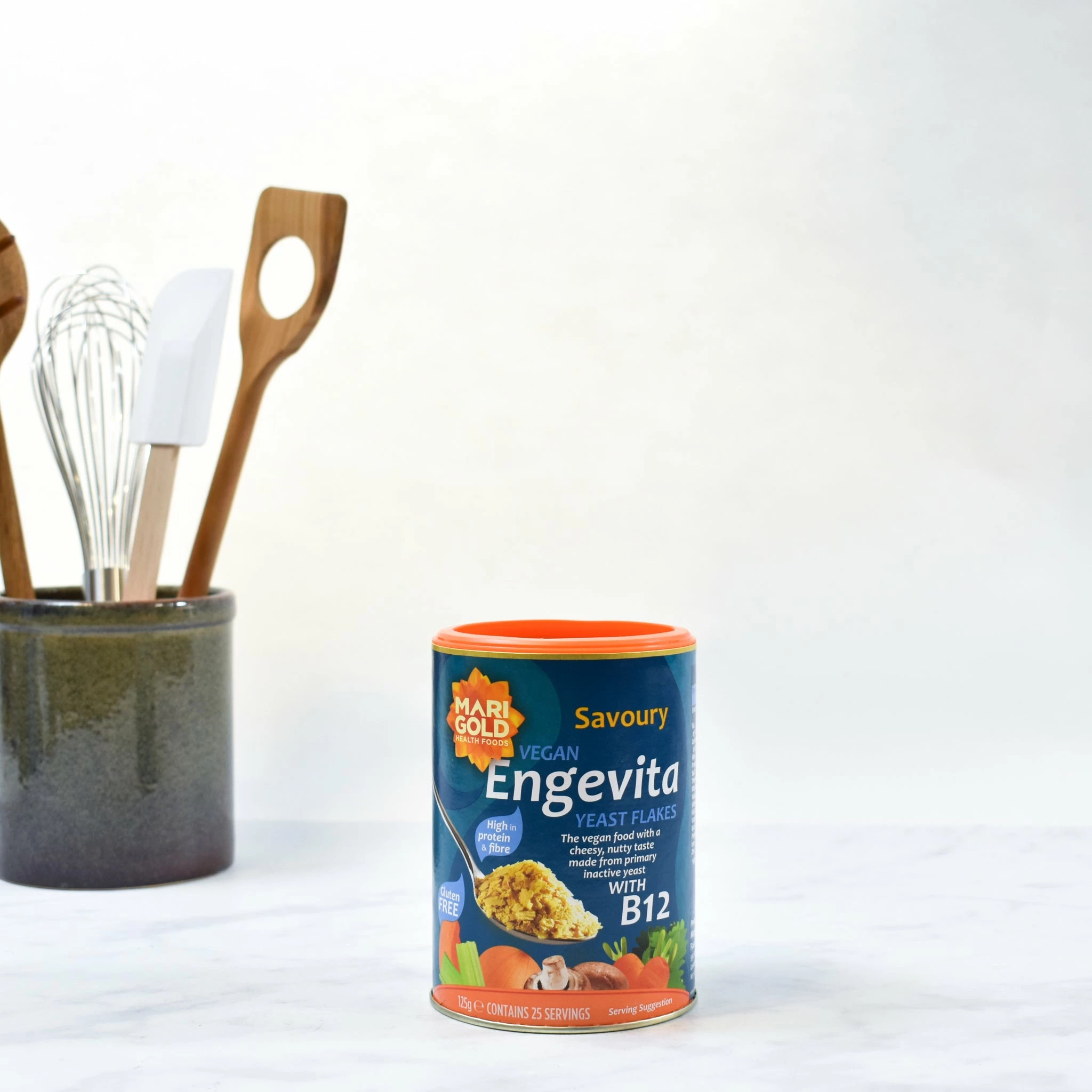 Marigold Engevita Nutritional Yeast Flakes With Added B12 125g Ingredients 4 Marigold Engevita Nutritional Yeast Flakes With Added B12 125g Ingredients