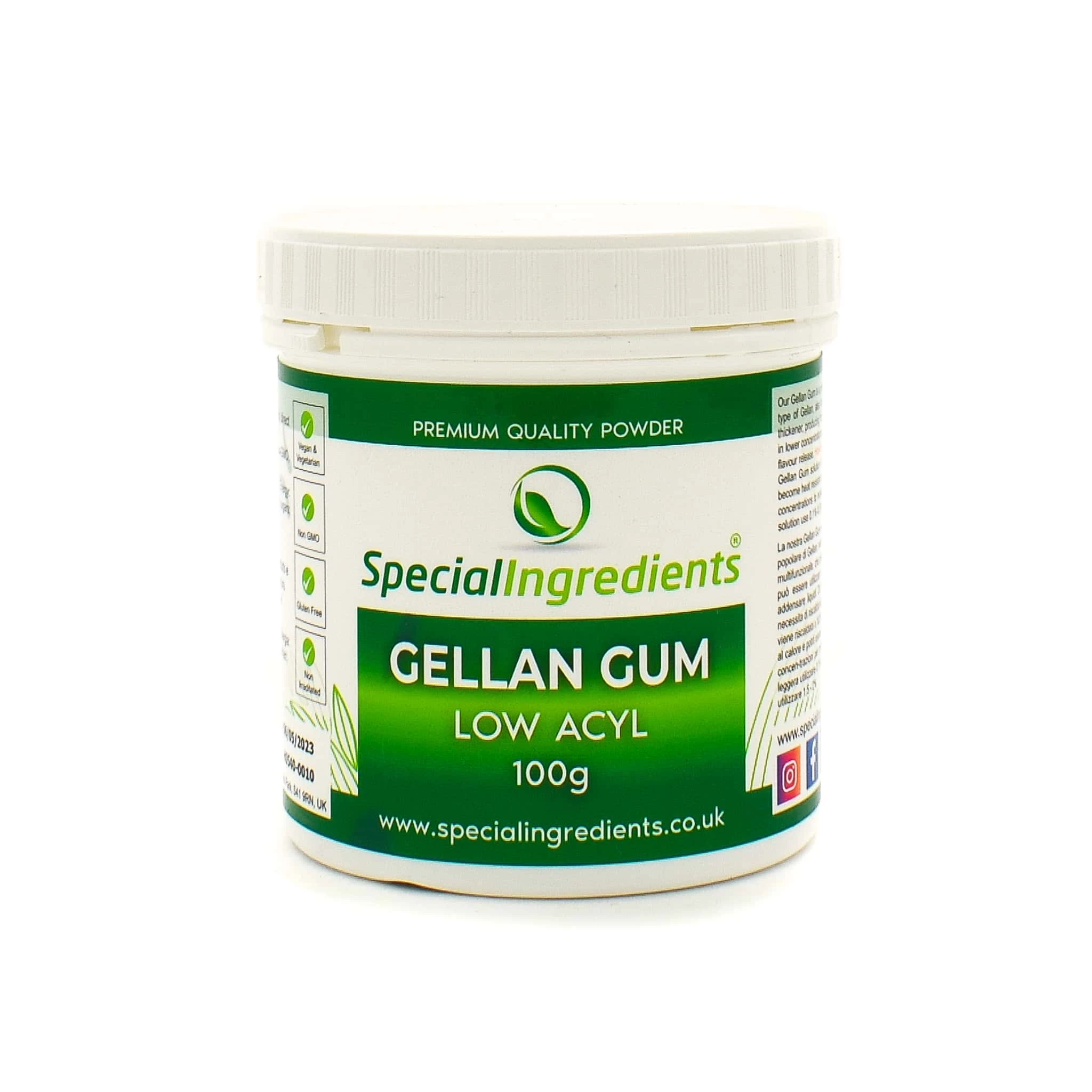 Special Ingredients Low Acyl Gellan Gum F 100g 3 Special Ingredients Low Acyl Gellan Gum F 100g